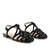 Black Leather Sandals