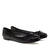 Classic Big Flat Ballerinas in Black Glitter