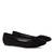 Classic Big Flat Ballerinas in Black Satin