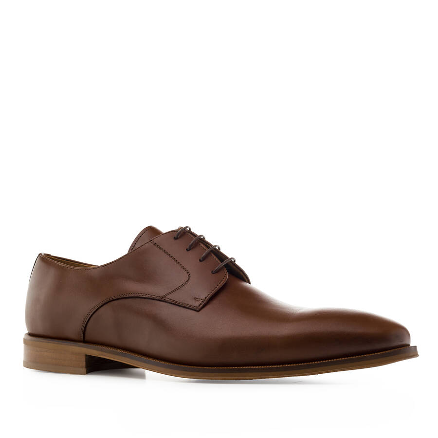 Chaussures en Cuir Marron 