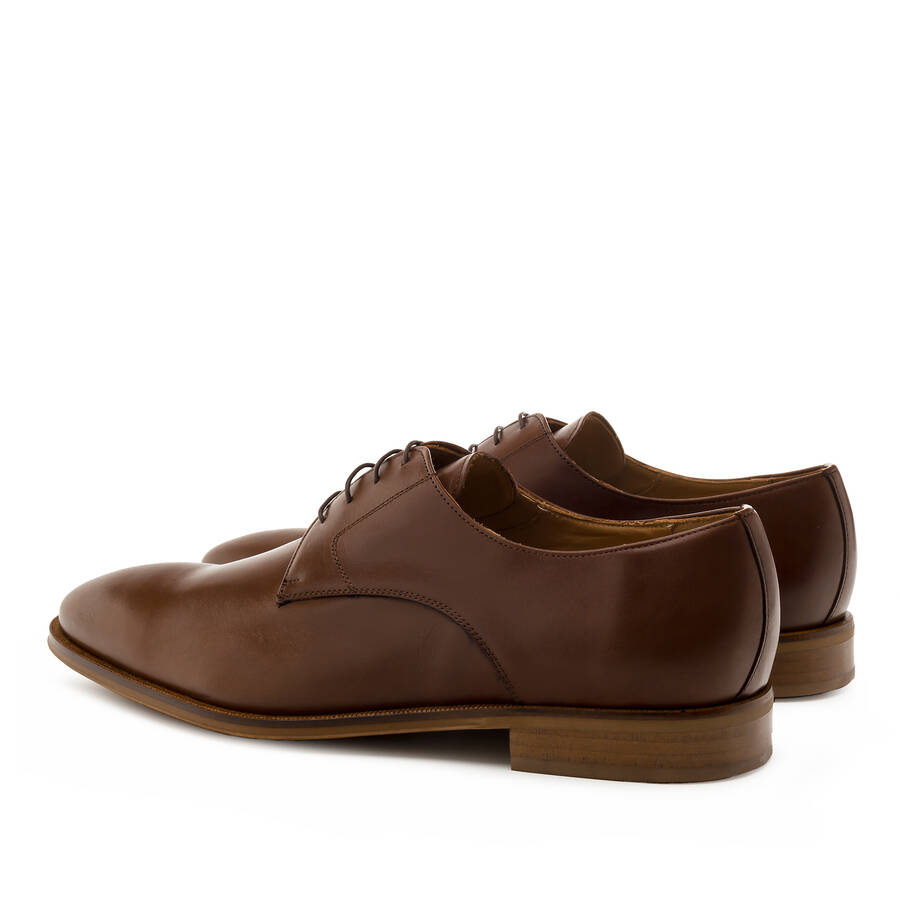 Chaussures en Cuir Marron 