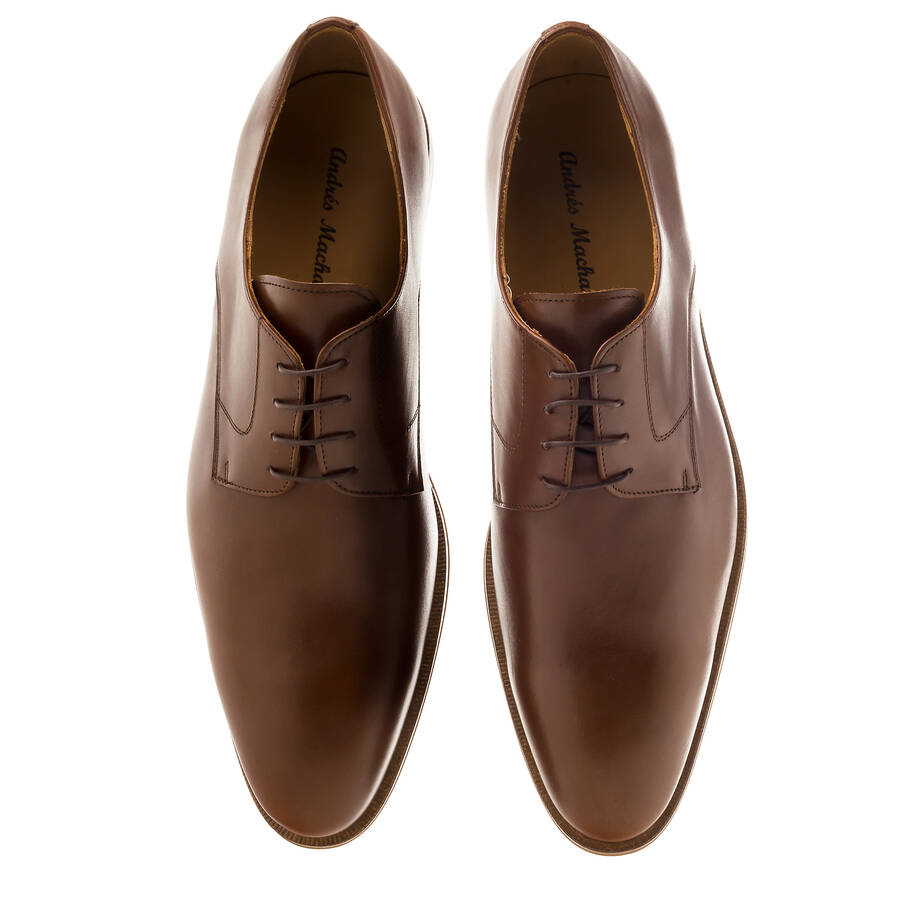 Chaussures en Cuir Marron 