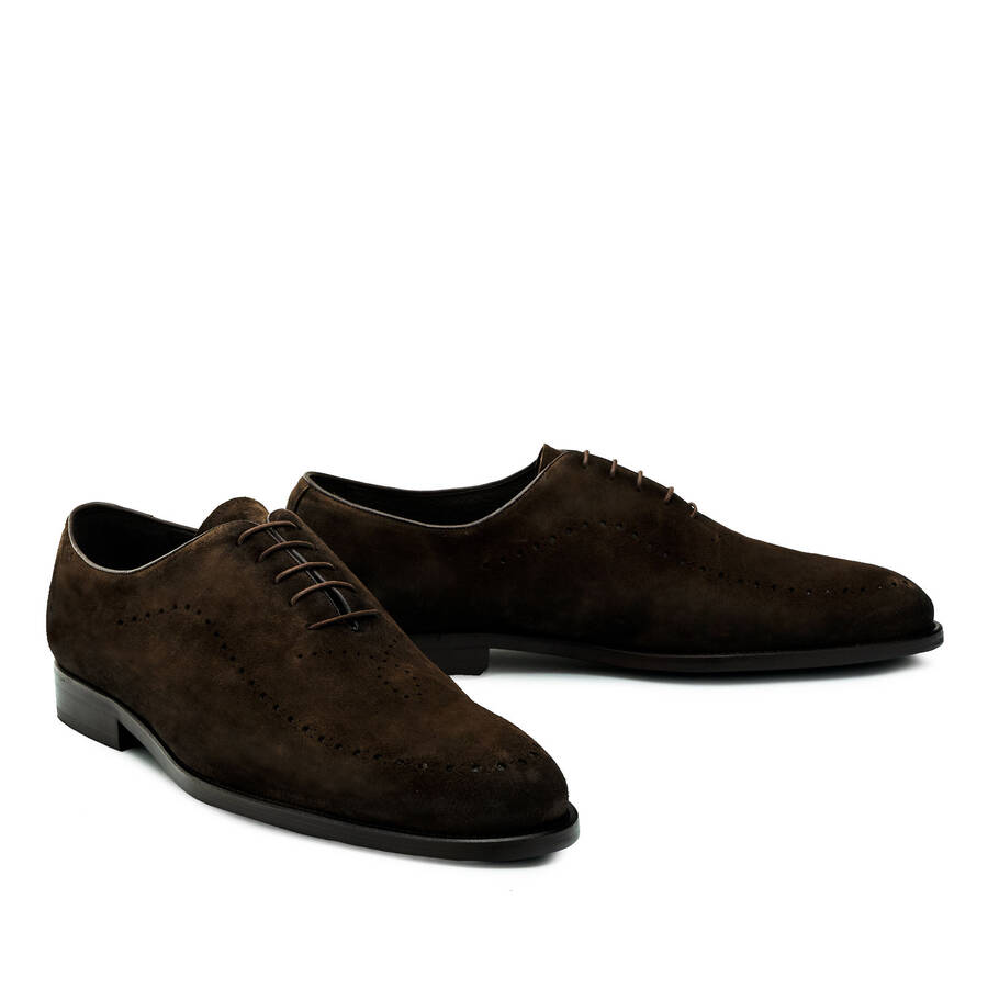 Chaussures élégantes pour hommes en daim Marron 