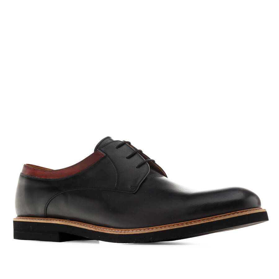 Men's Bluchers in Black Leather 