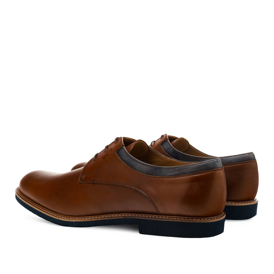 Men's Bluchers in Brown Leather 