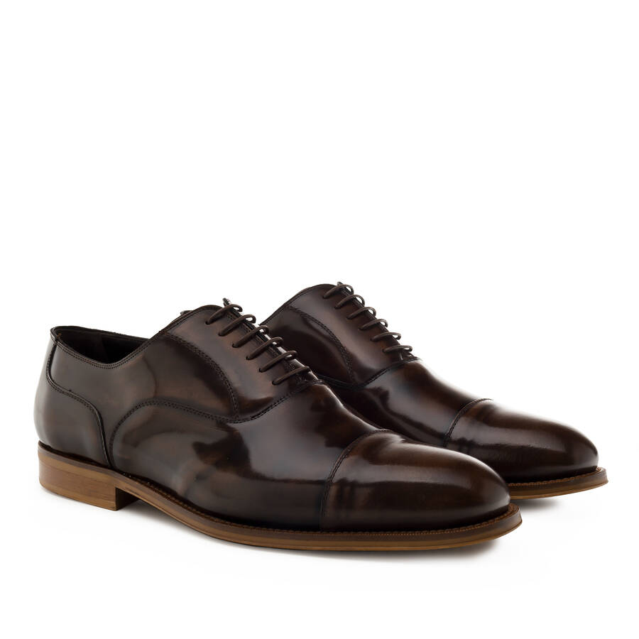 Oxford Shoes in Brown Antik Leather 