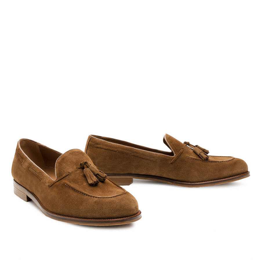 Mocasín Serraje Camel 