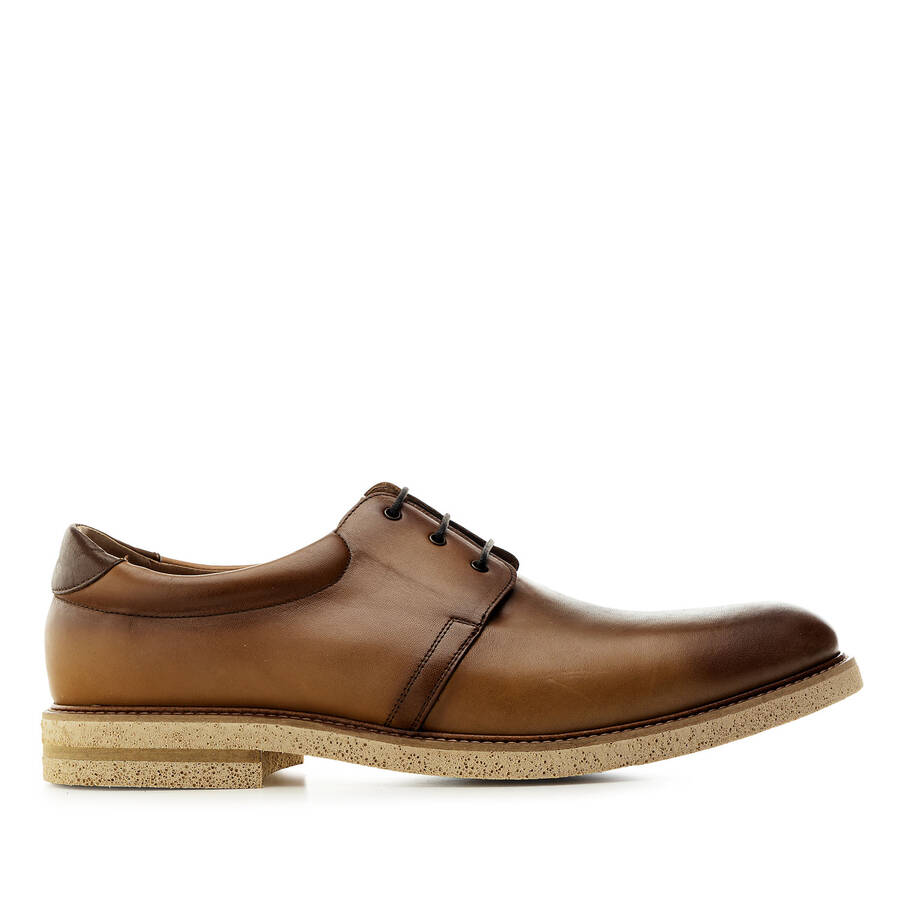 Men's Dress Shoes in Tan Leather 