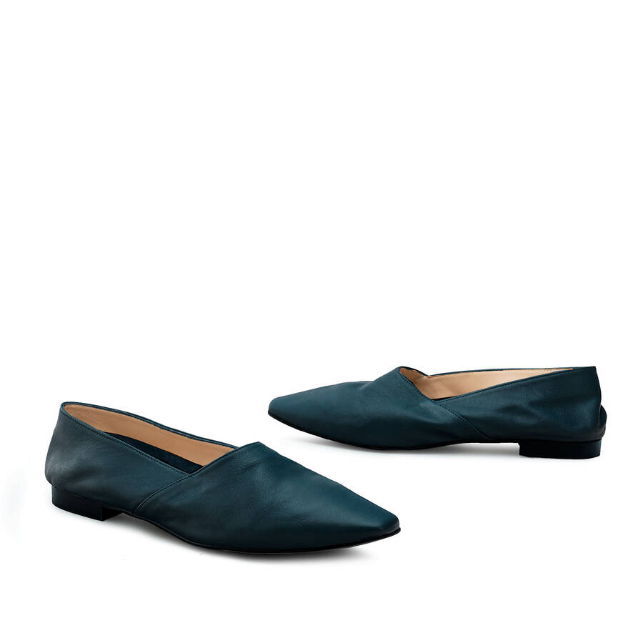 Chaussures en cuir Bleu 