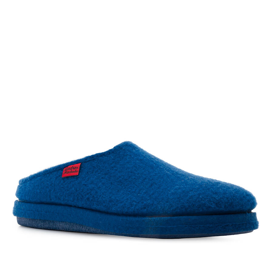 Very comfortable Blue Alpine Felt Slippers 