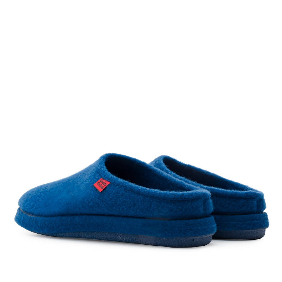 Very comfortable Blue Alpine Felt Slippers 