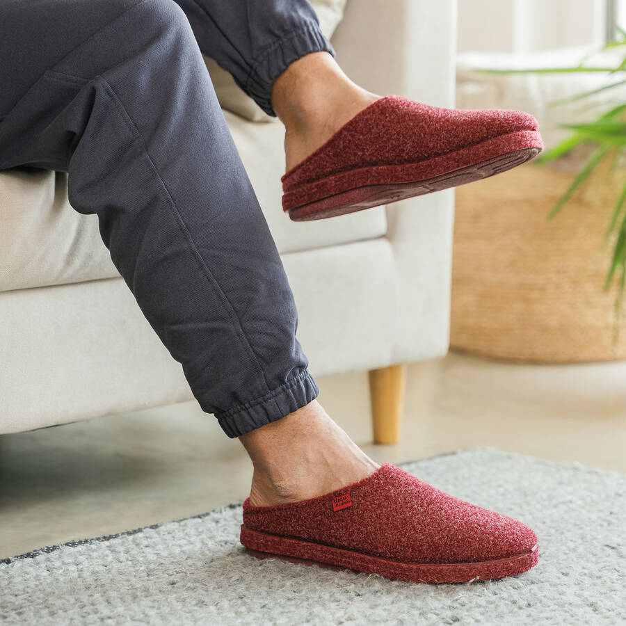 Zapatillas Alpinas Burdeos. 