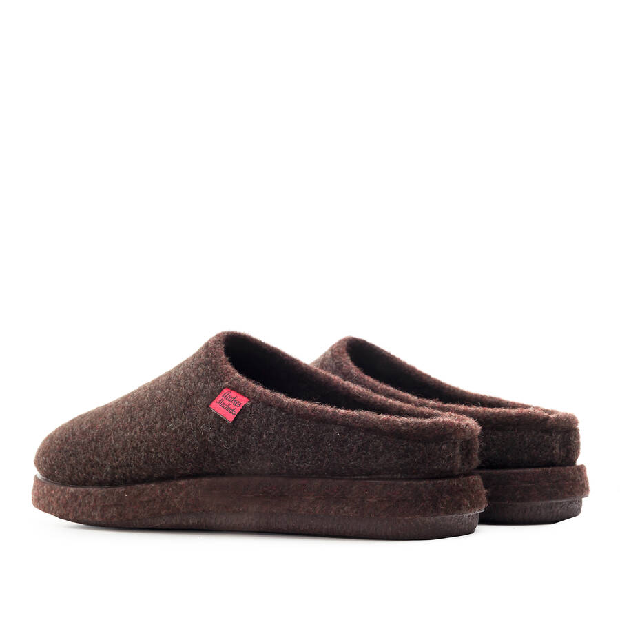 Very comfortable Brown Alpine Felt Slippers 