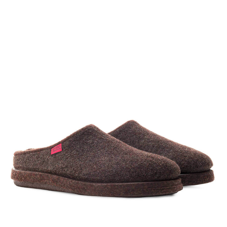 Very comfortable Brown Alpine Felt Slippers 