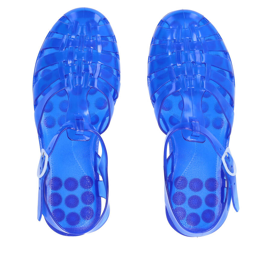 Navy Blue Plastic Water Sandals 