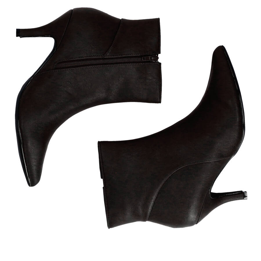 Bottines talon moyens en soft noir 