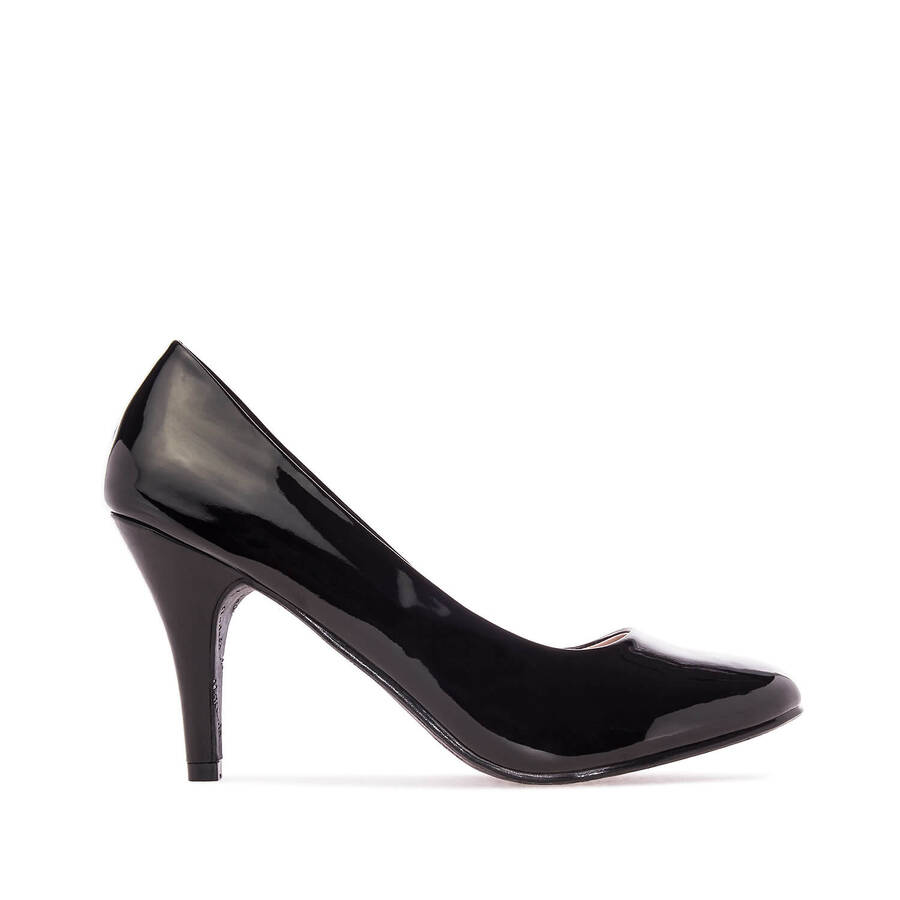 Elegant Black Patent Pumps 