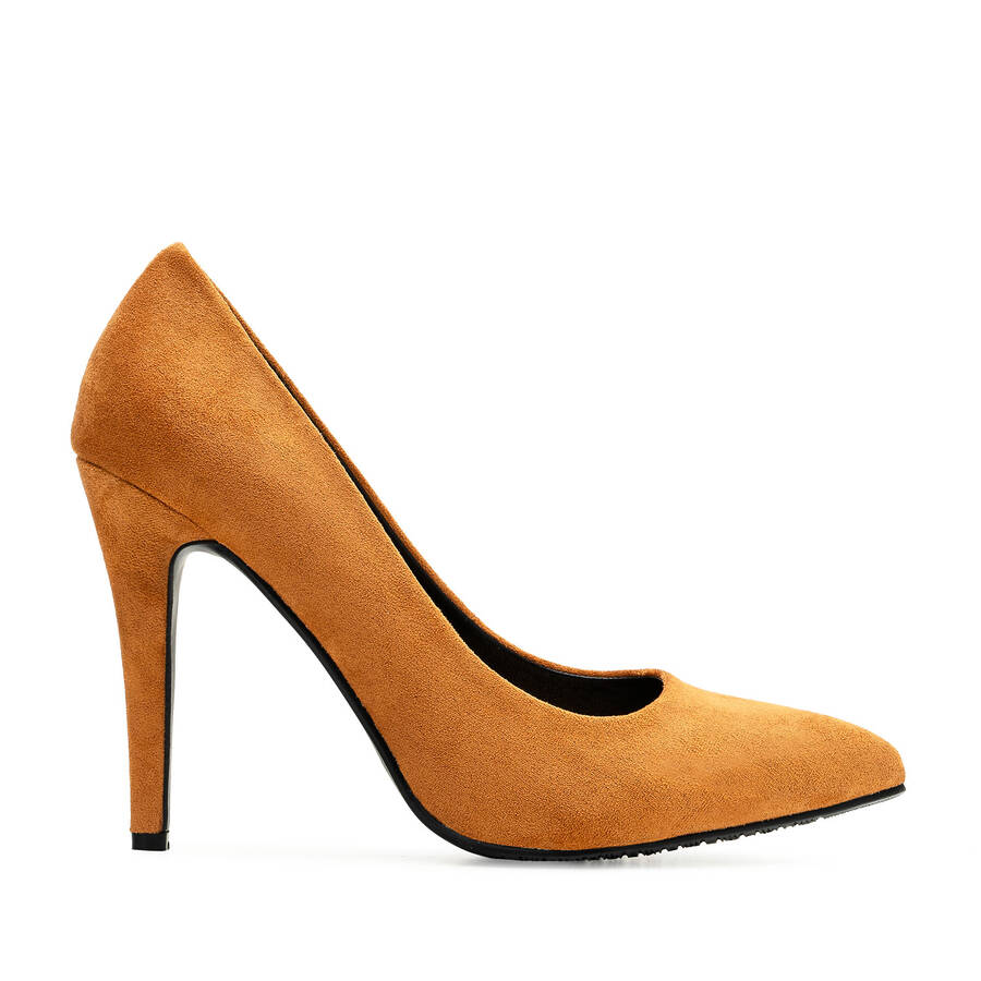 Camel Faux Suedette Stilettos 