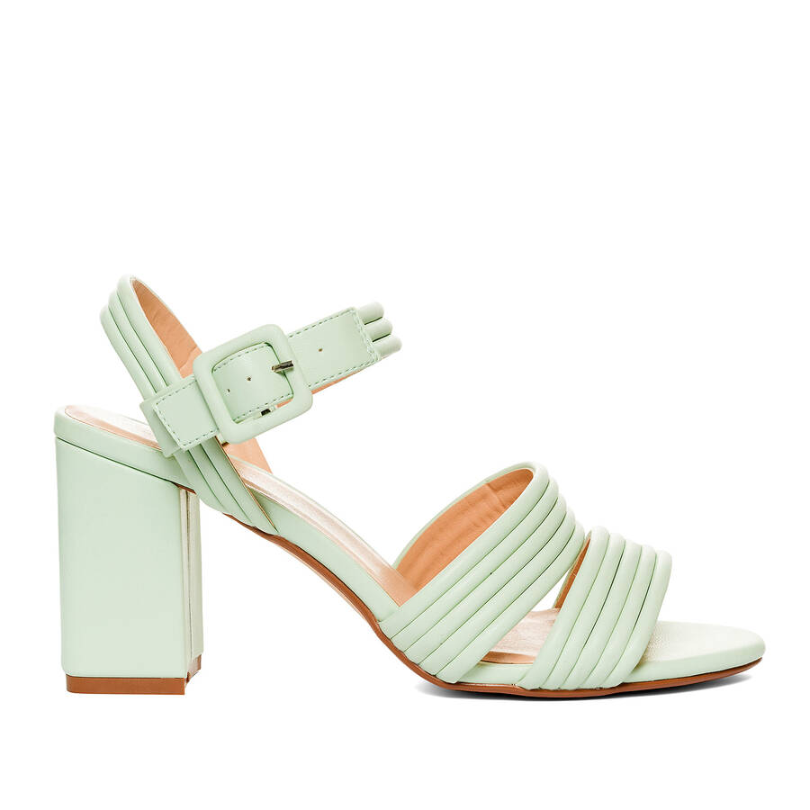 Mint faux leather sandals 