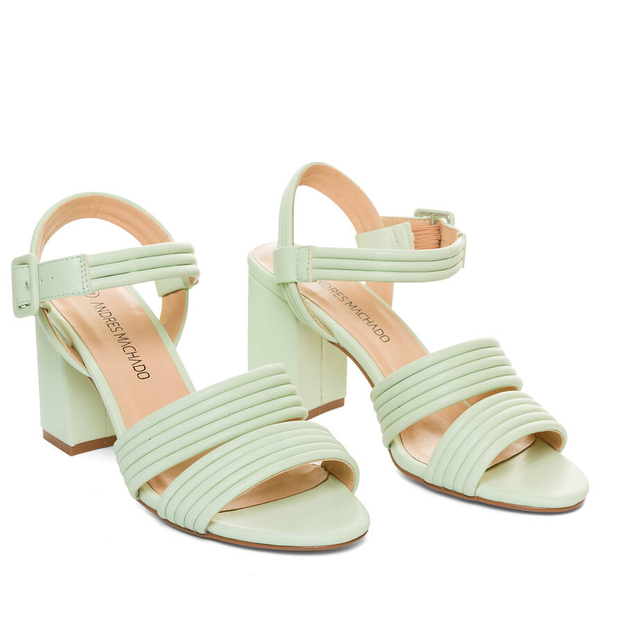 Mint faux leather sandals 