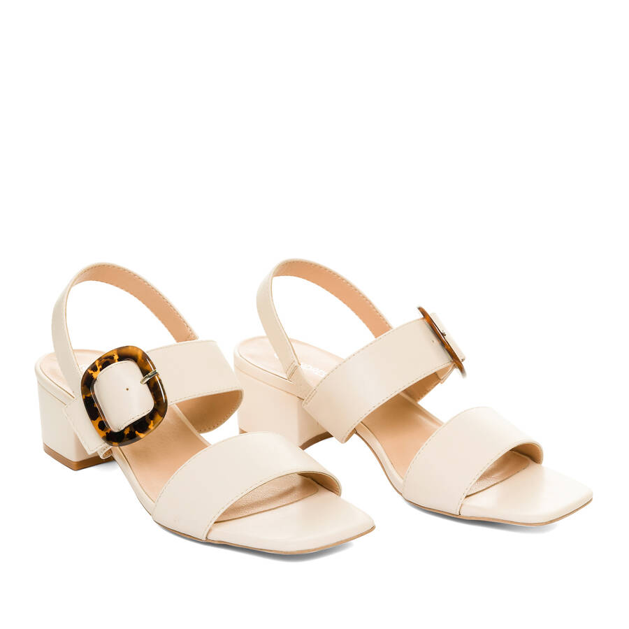 Sandalia en soft Color Crema 