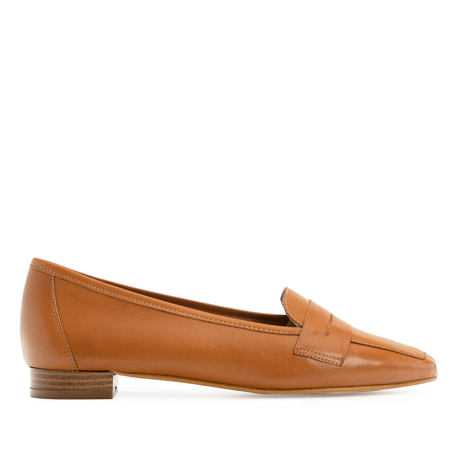 Penny Loafer in Brown Leather 