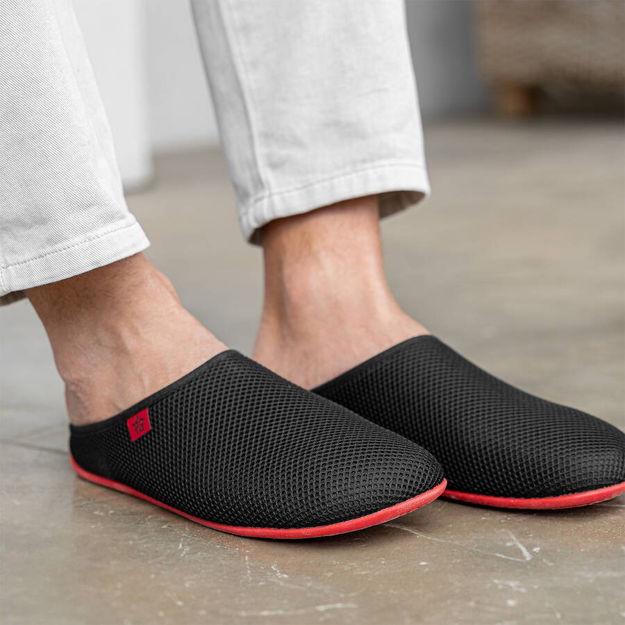 Zapatillas Unisex en Rejilla Negro 