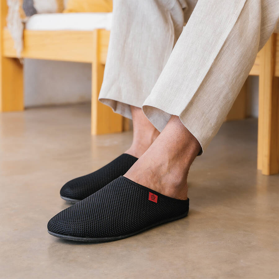 Zapatillas Unisex en Rejilla Negro 