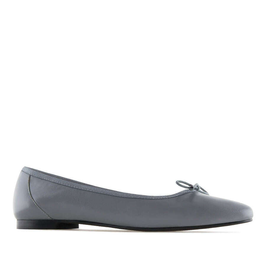 Ballerina Leder Grau 