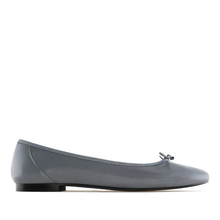 Ballerina Leder Grau 