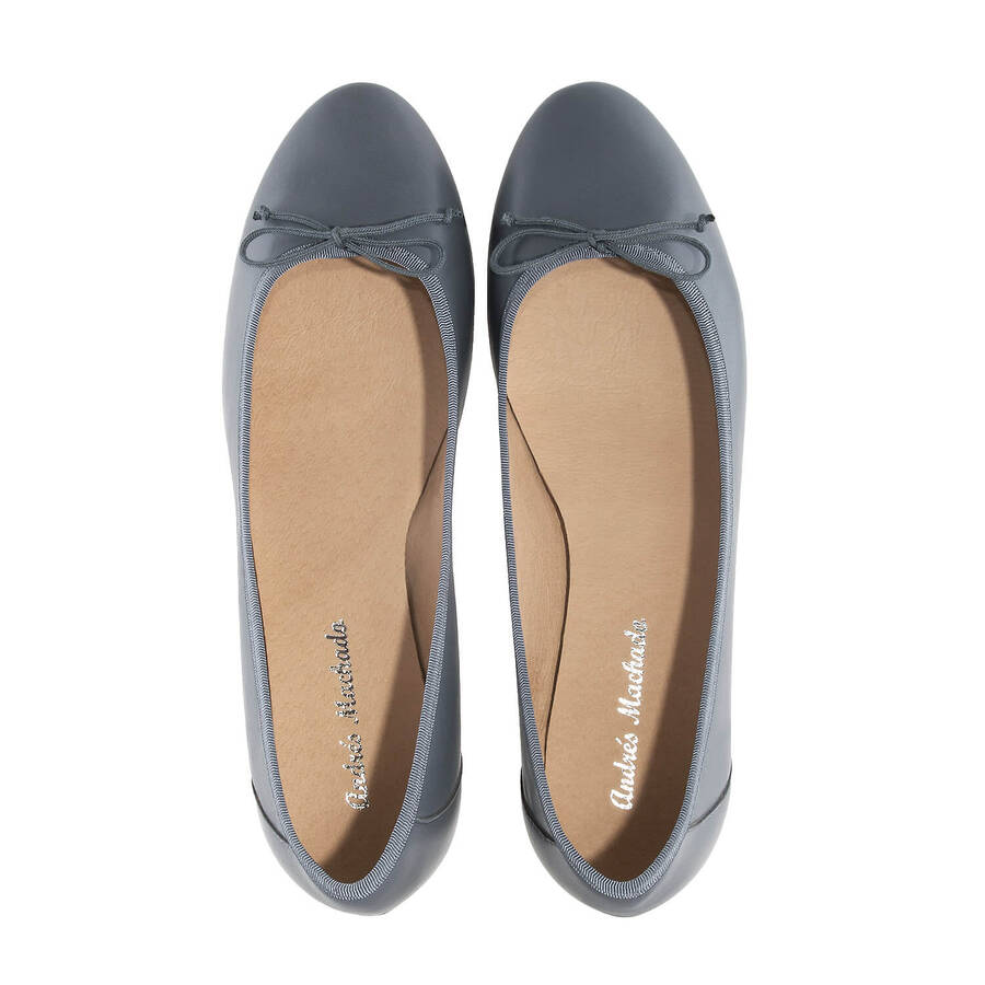 Ballerina Leder Grau 