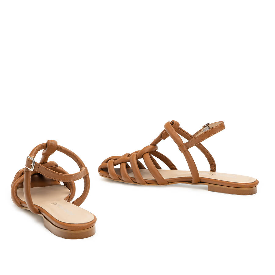 Brown Leather Sandals 