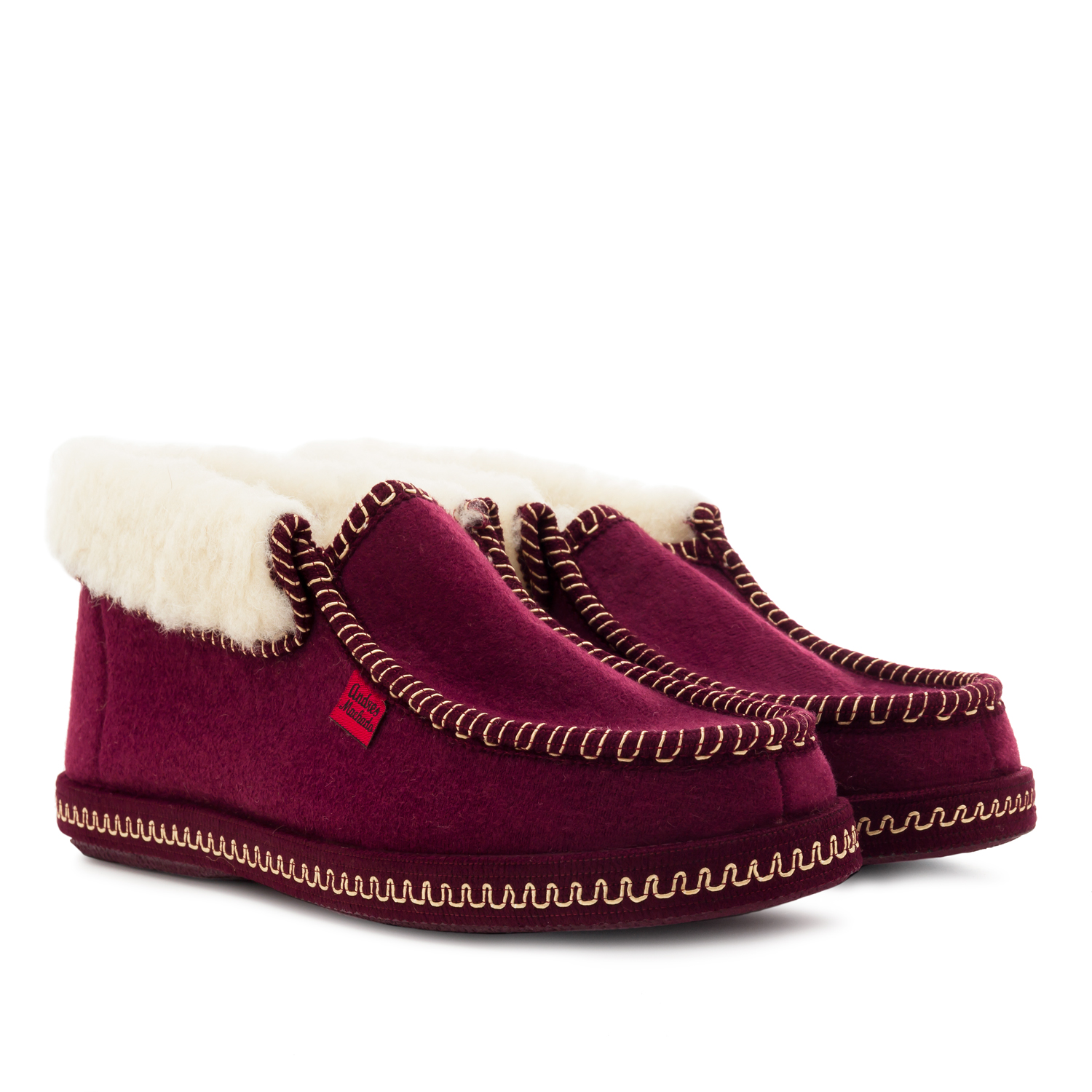 Bourdeaux red Ankle High Slippers 
