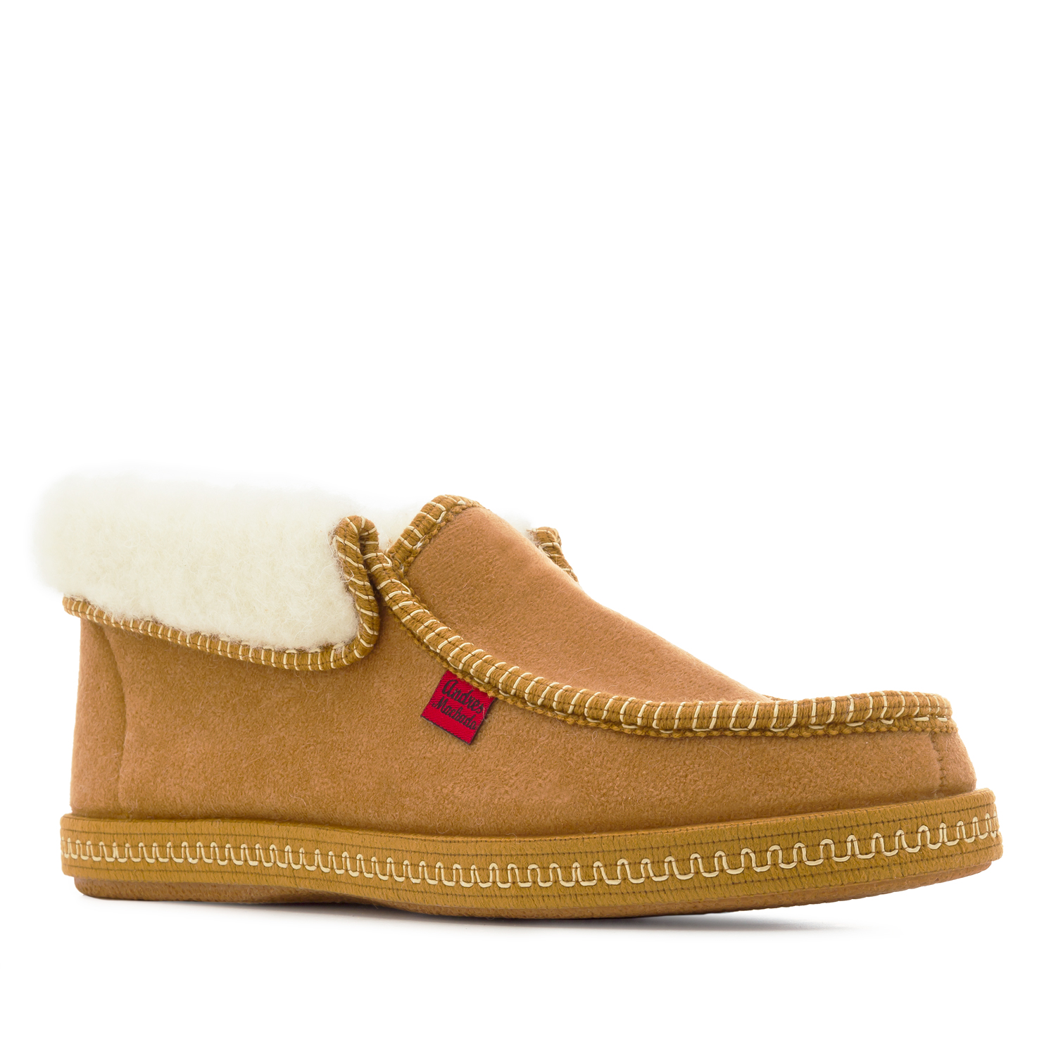 Camel Ankle High Slippers. 