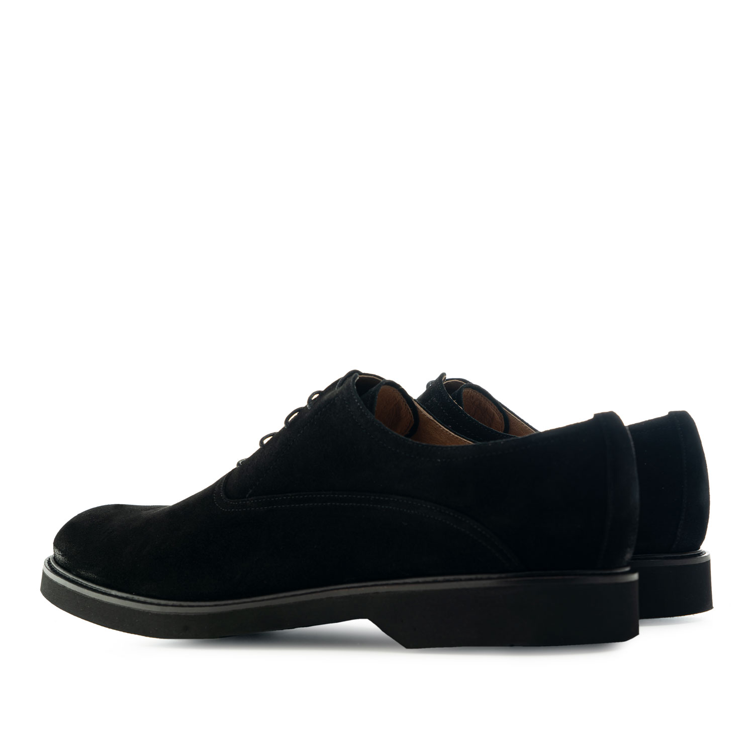 Dress Shoes for Men in Black Split leather 