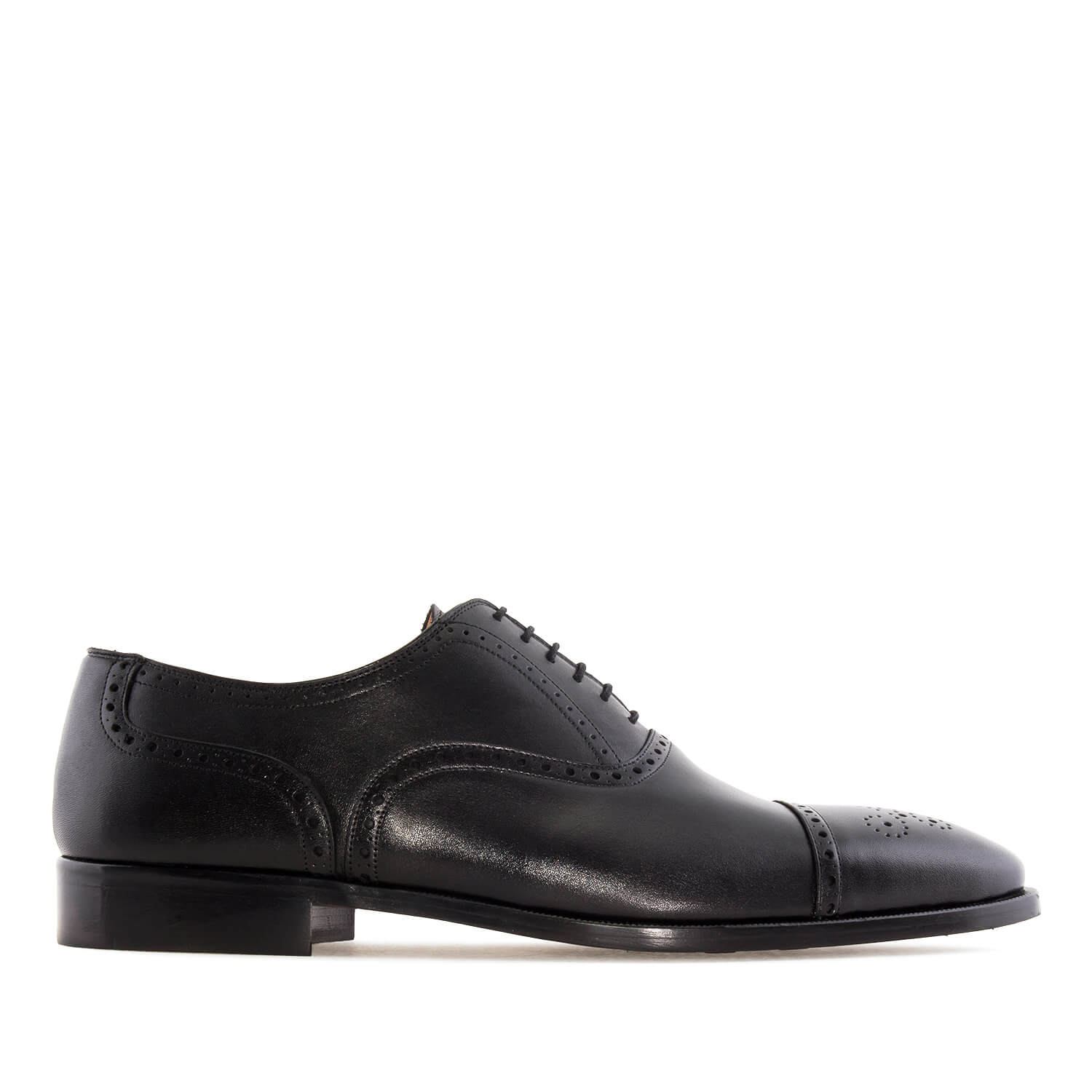 Zapatos estilo Oxford en Piel Negro 