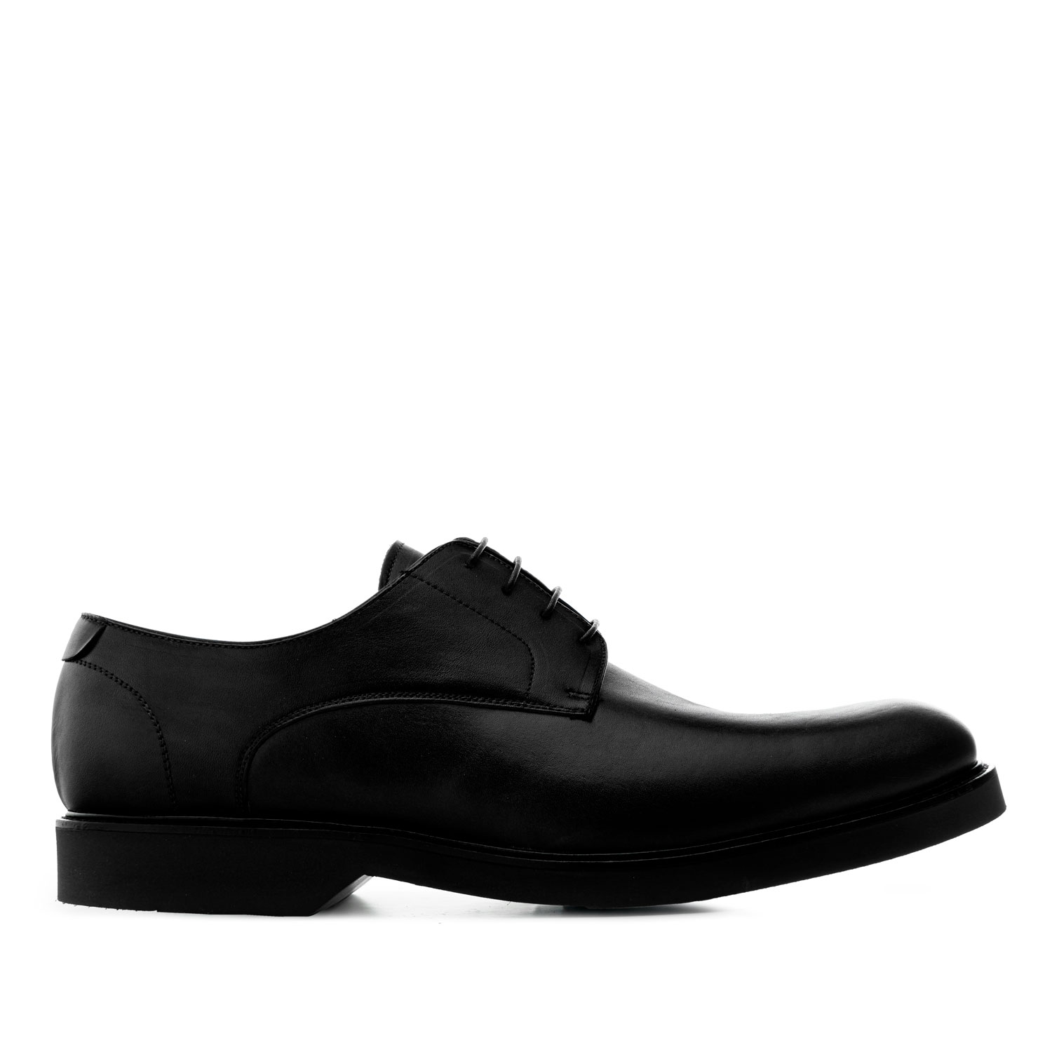 Zapatos estilo Oxford en Cuero de color Negro 