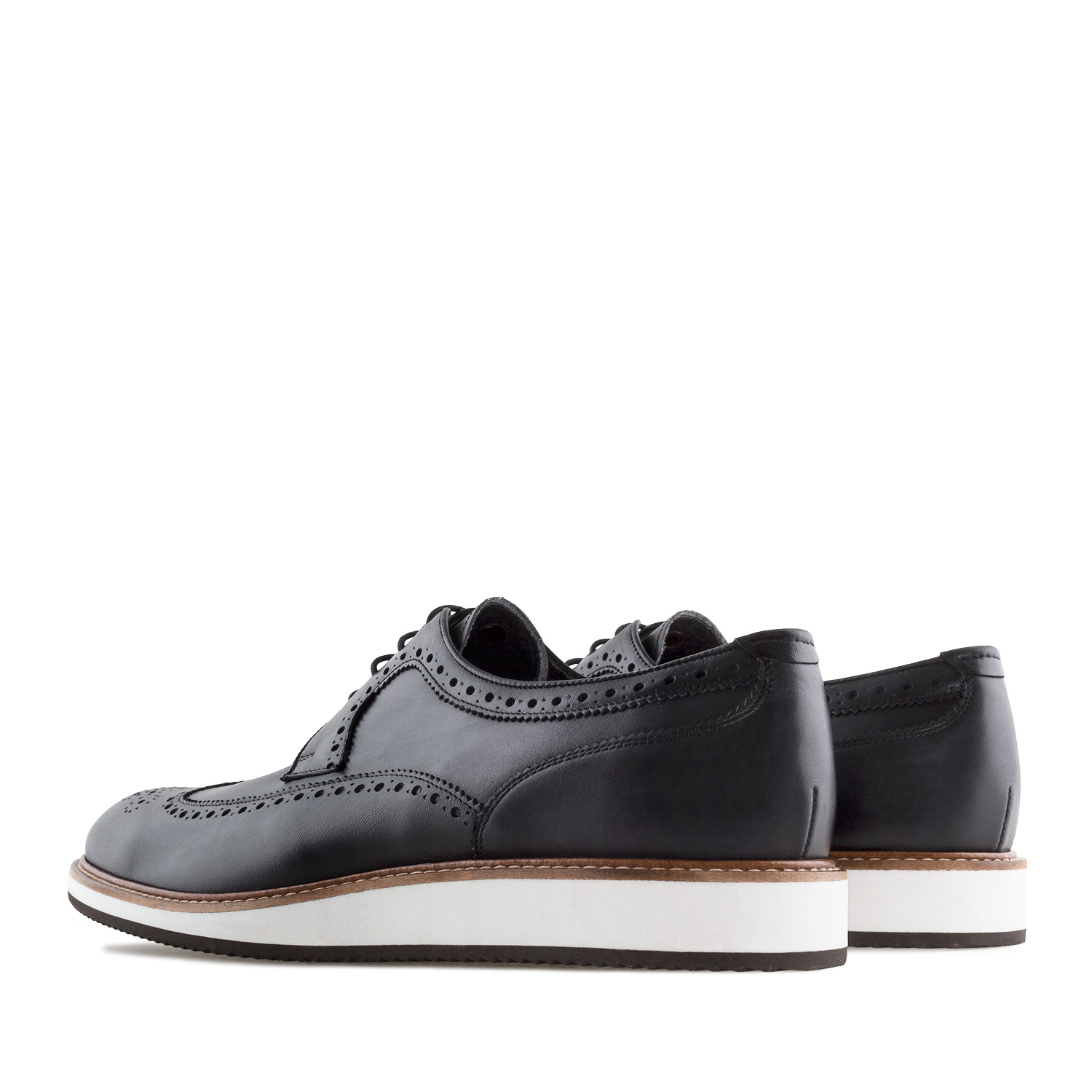 Chaussures Style Oxford en Couleur Noir 