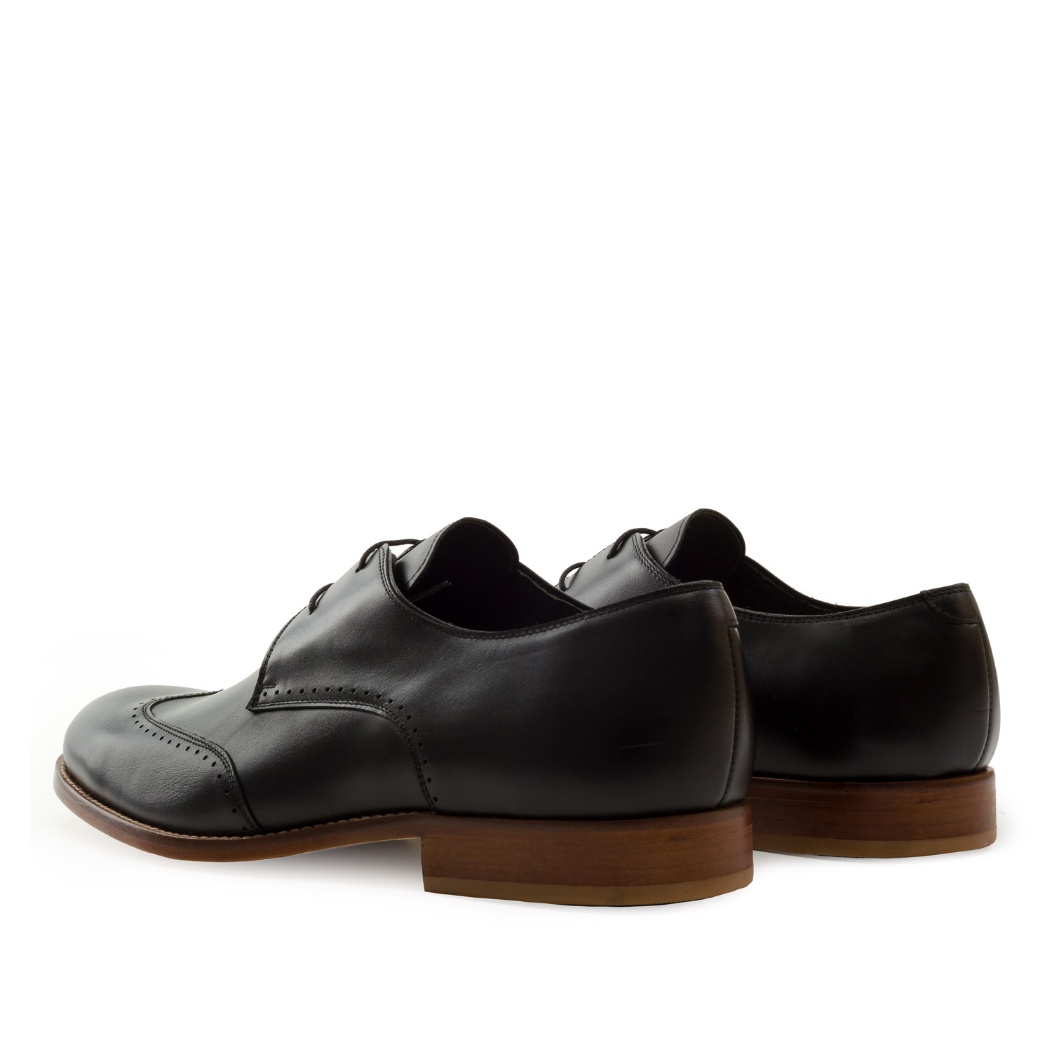Chaussures Oxford en Cuir Noir 
