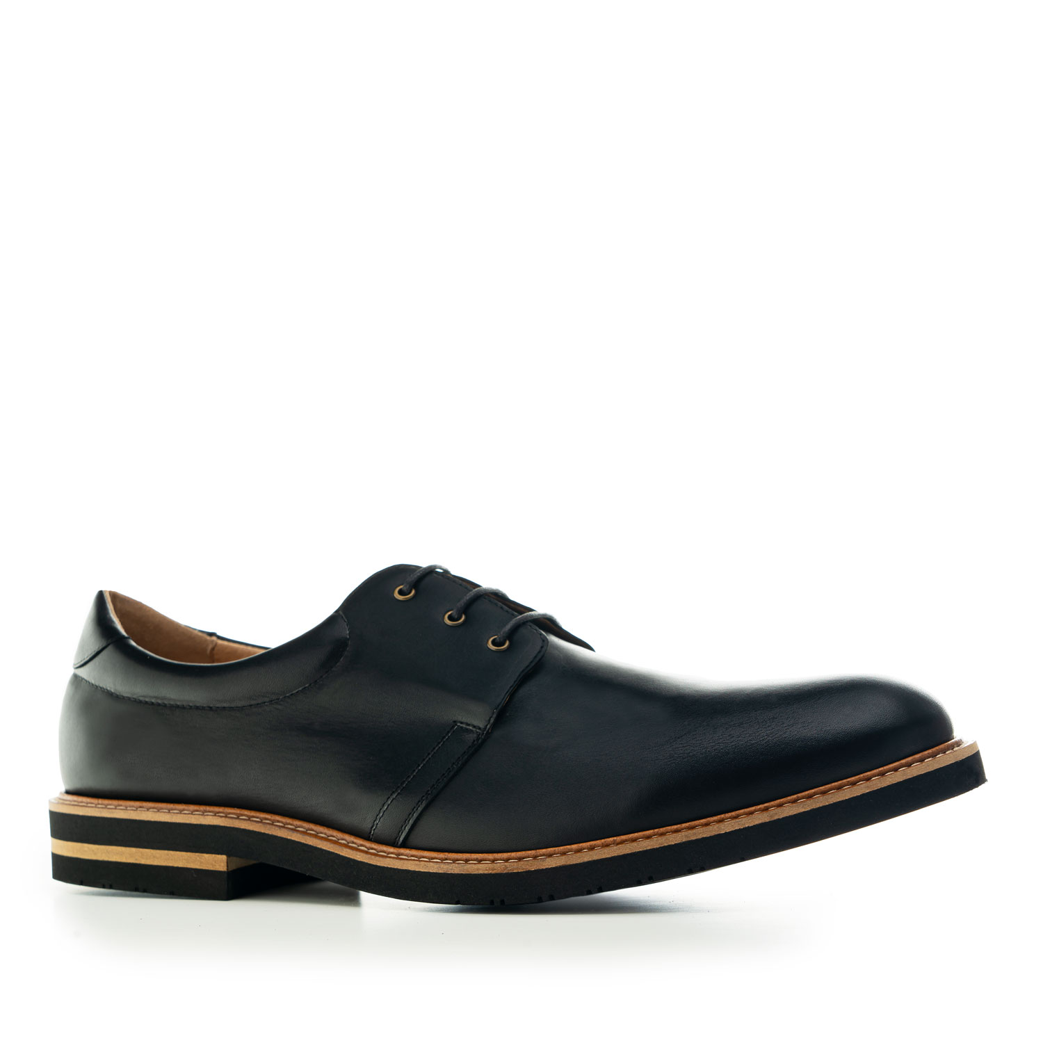 Men's Dress Shoes in Black Leather 