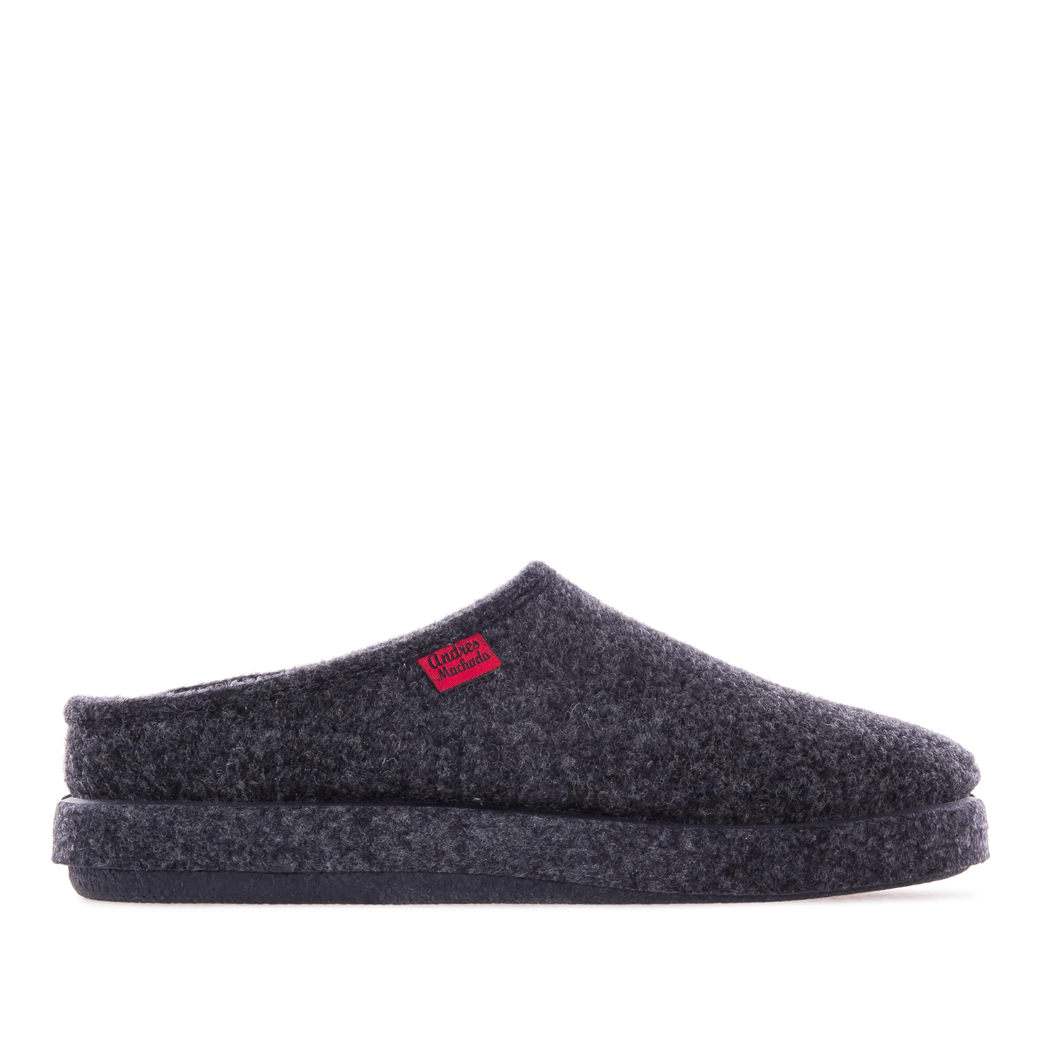 Very comfortable Navy Blue Felt Slippers with footbed 