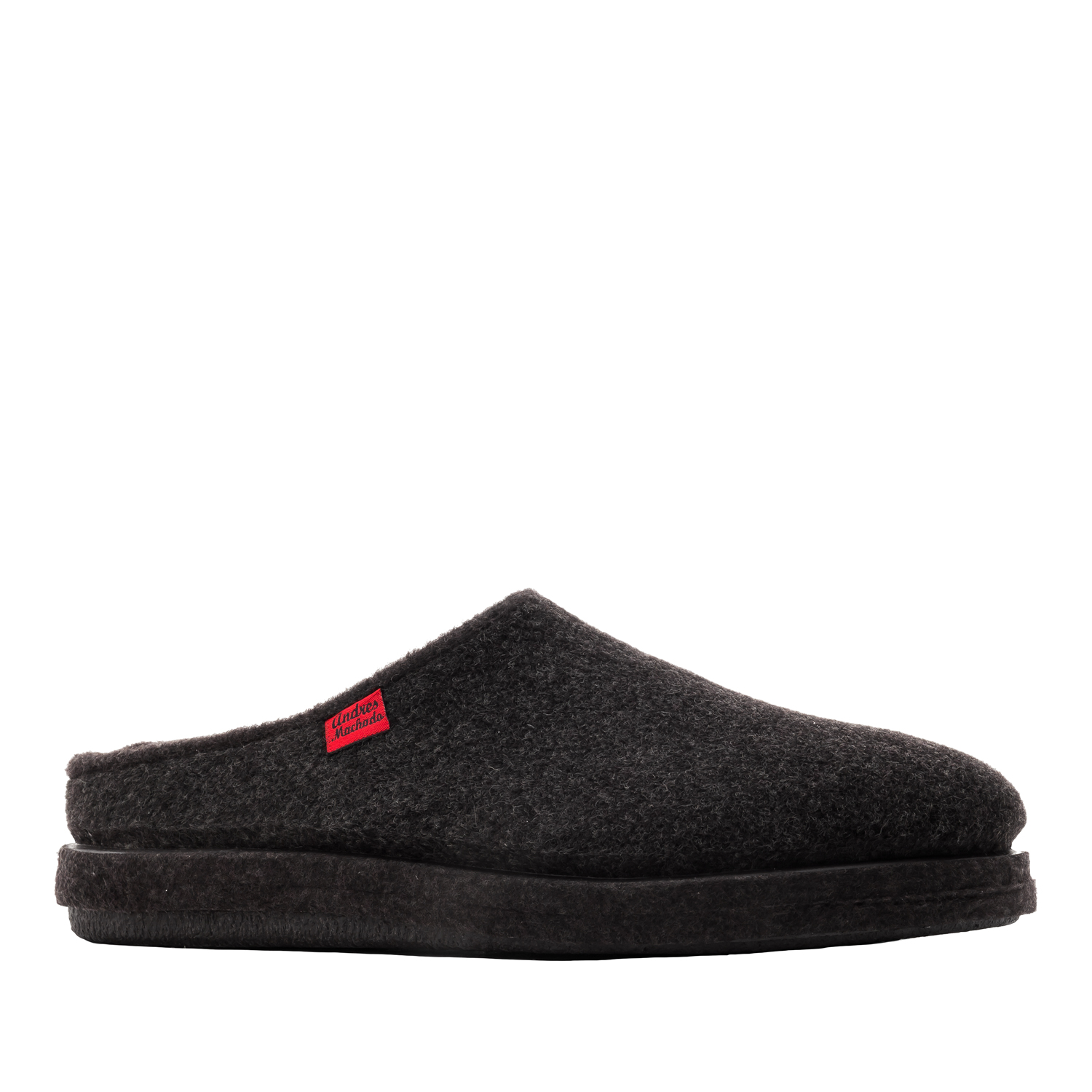 Very comfortable Felt Slippers in colour Anthracite with footbed 