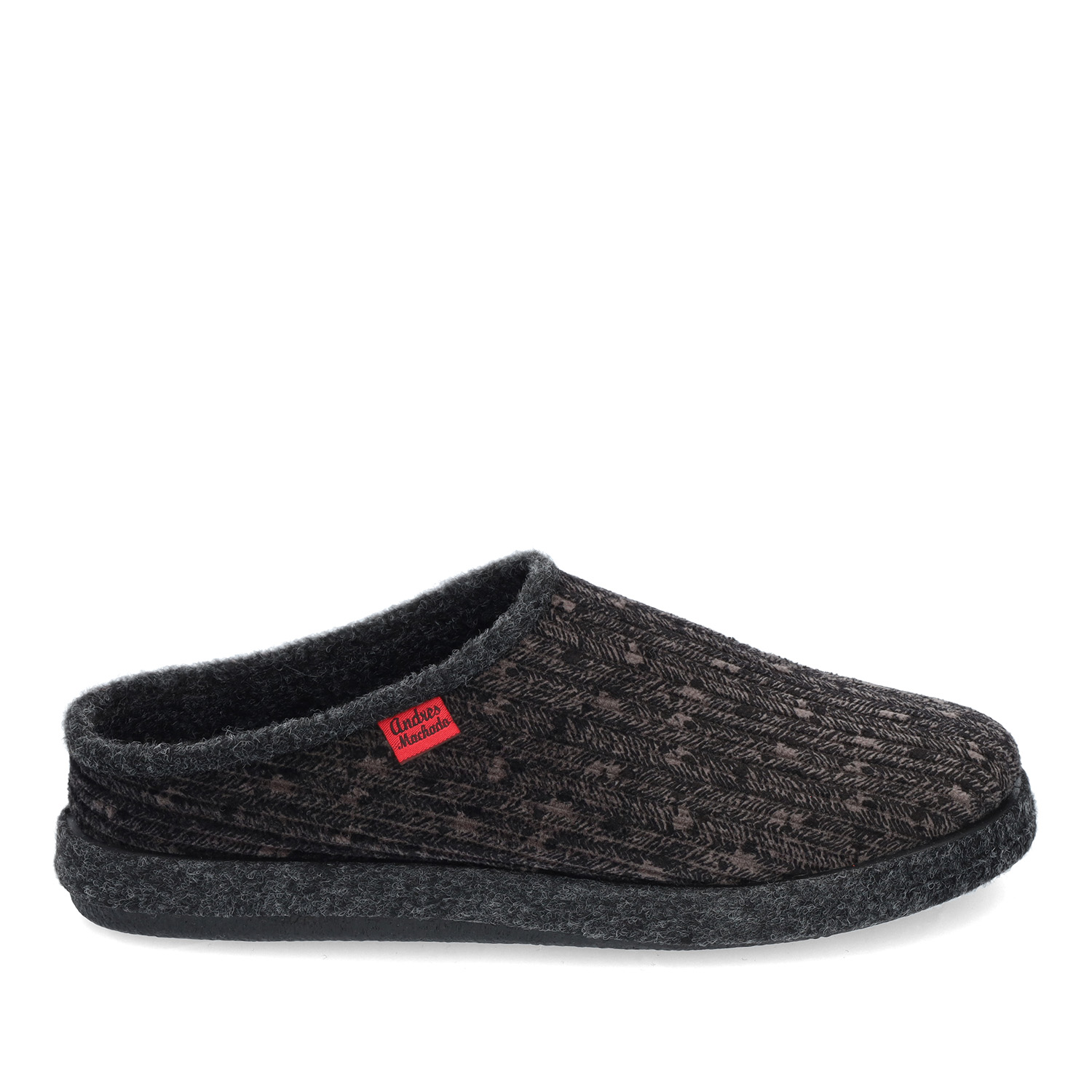 Very comfortable Grey Corduroy Slippers with footbed 