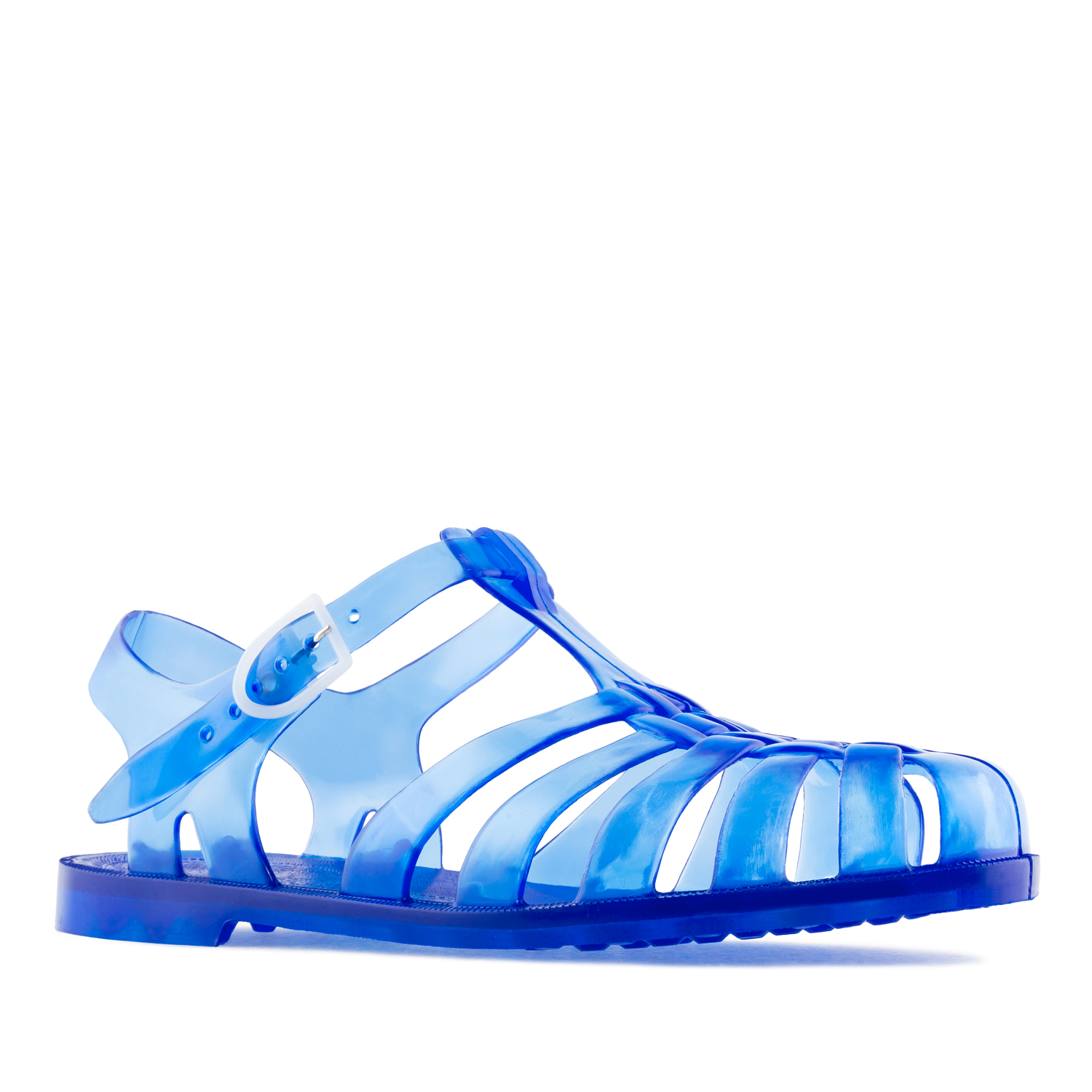 Sandałki plastikowe ciemno niebieskie 