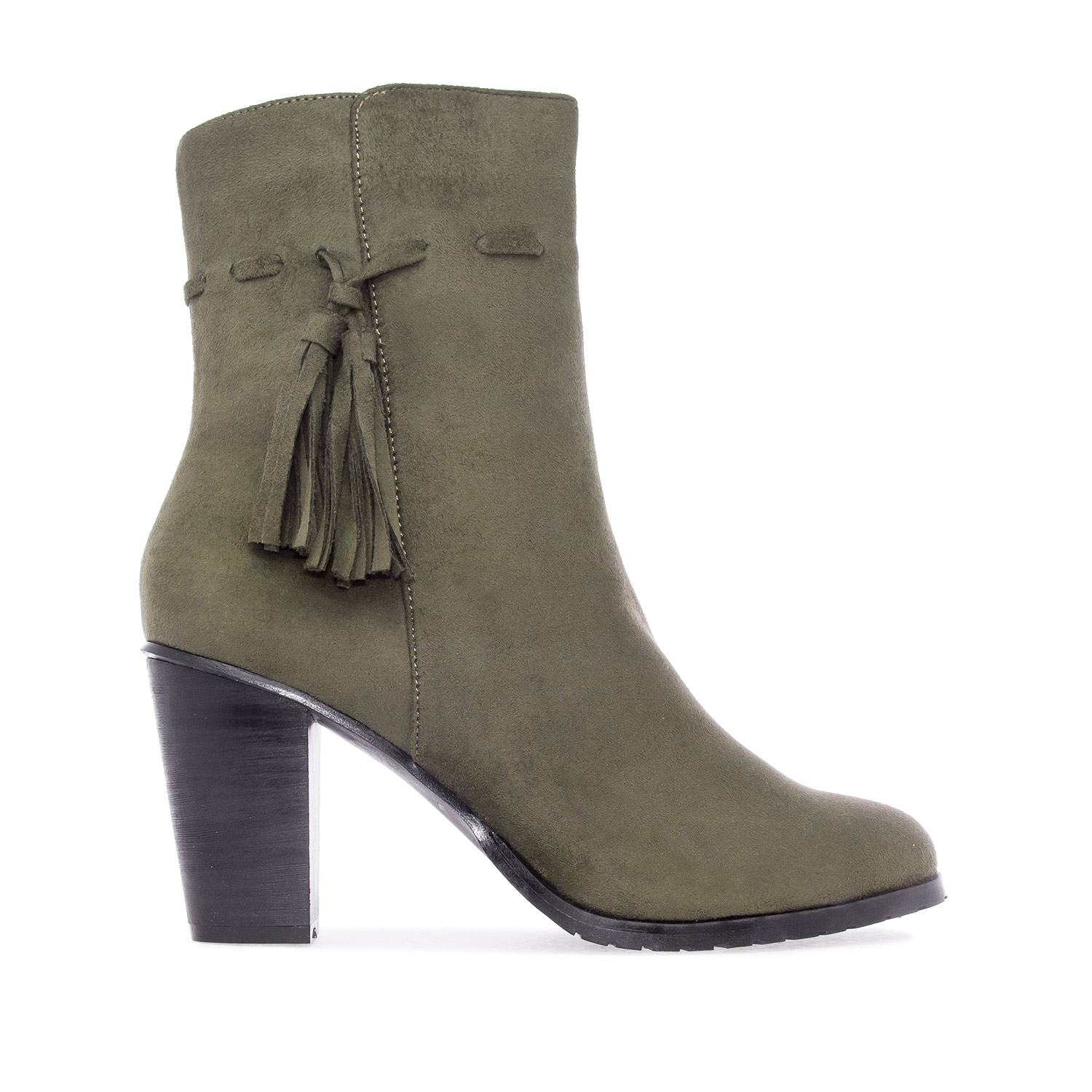 bottines femme nubuck beige