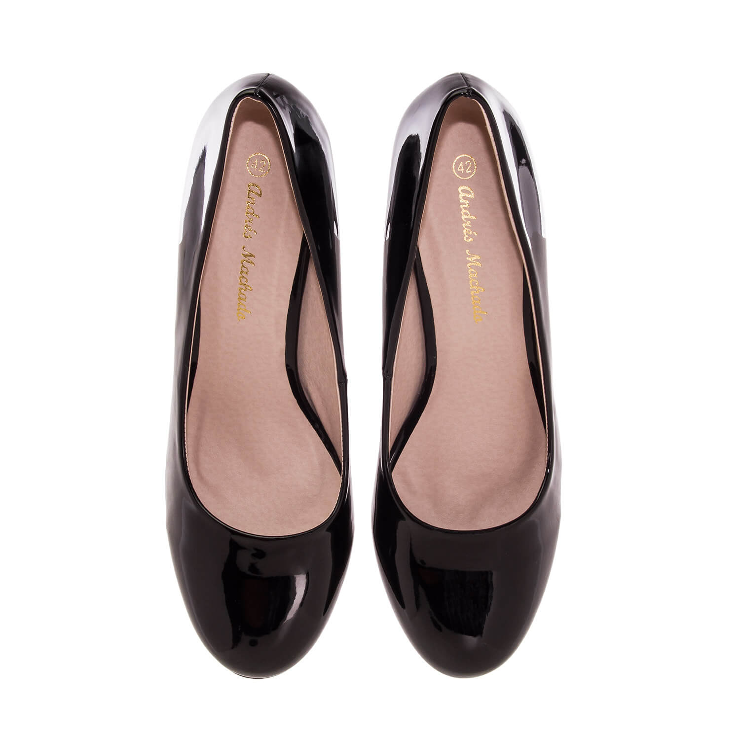 Elegant Black Patent Pumps 