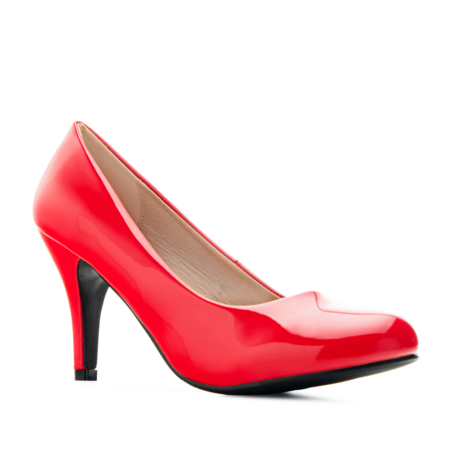 Elegante, rote Lack Pumps.