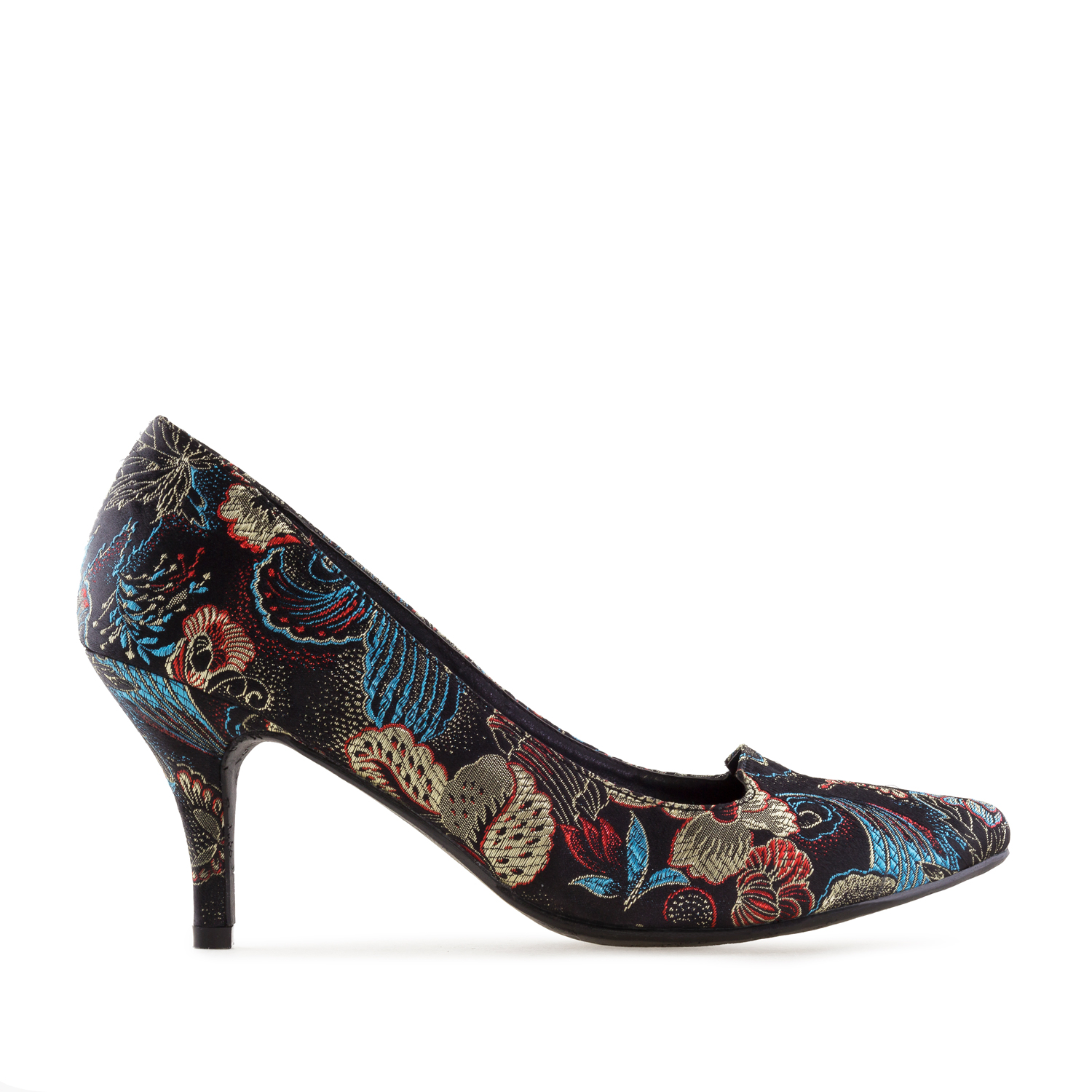 floral court shoes