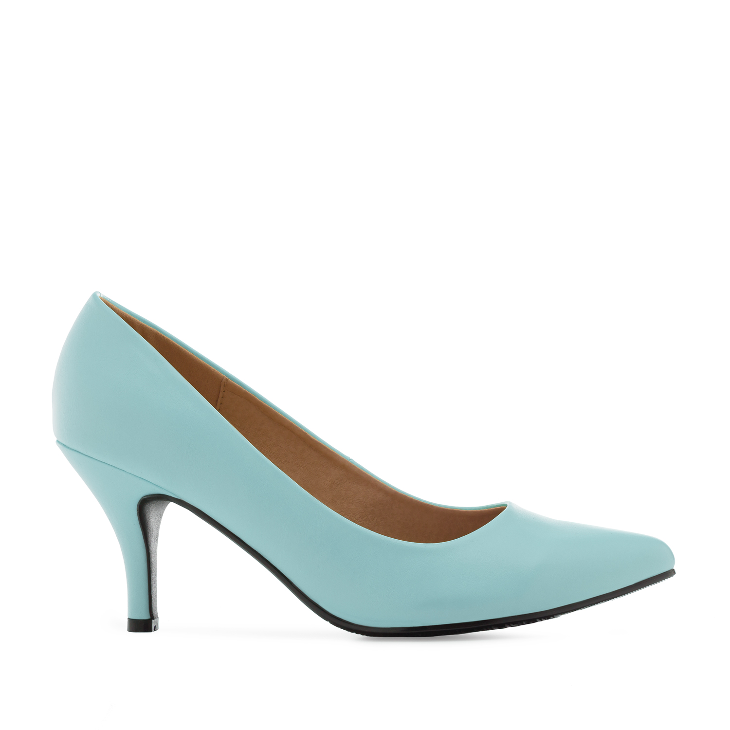escarpin bleu ciel