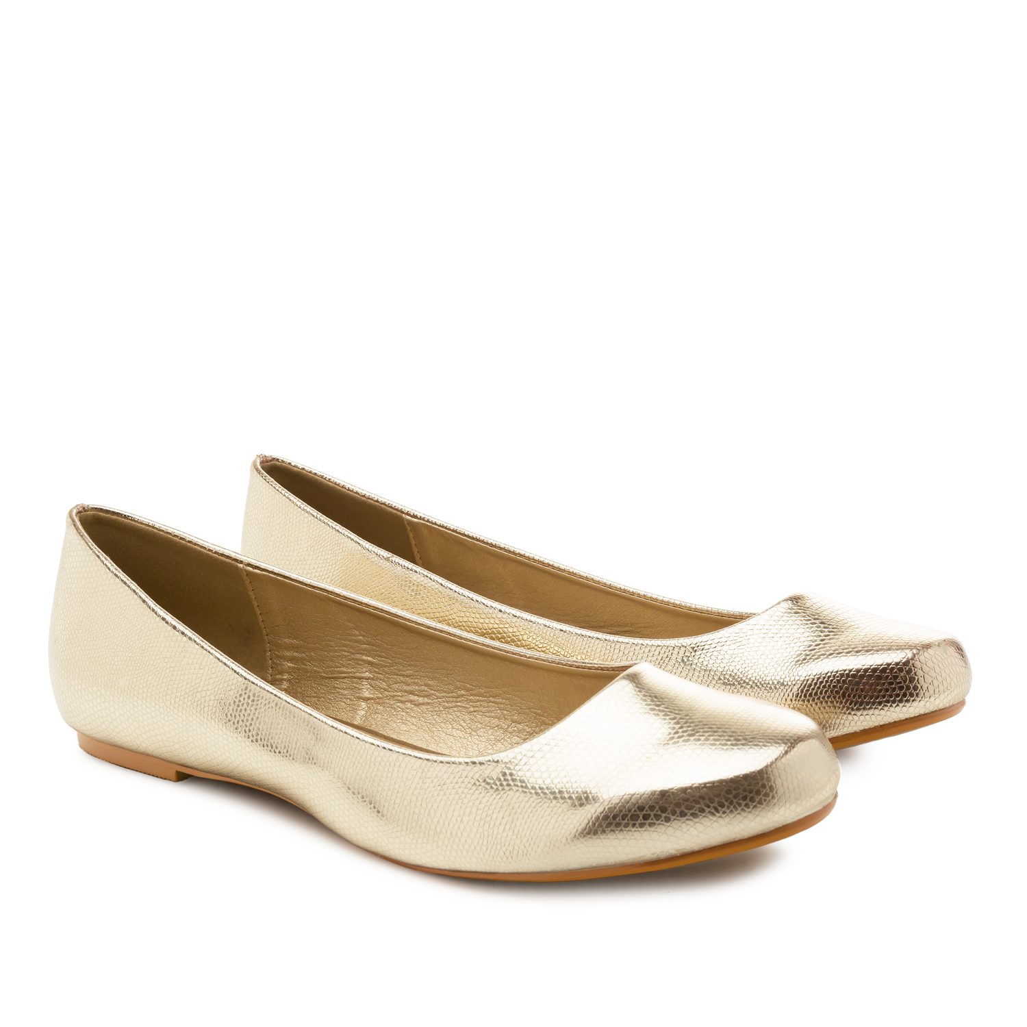 ballerines dorées